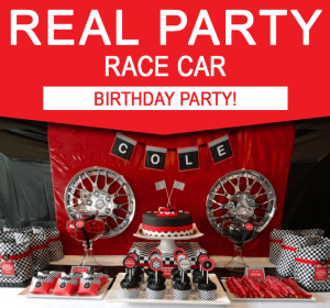 Race Car Party - Sam's 4th Birthday
