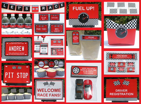 race car parties