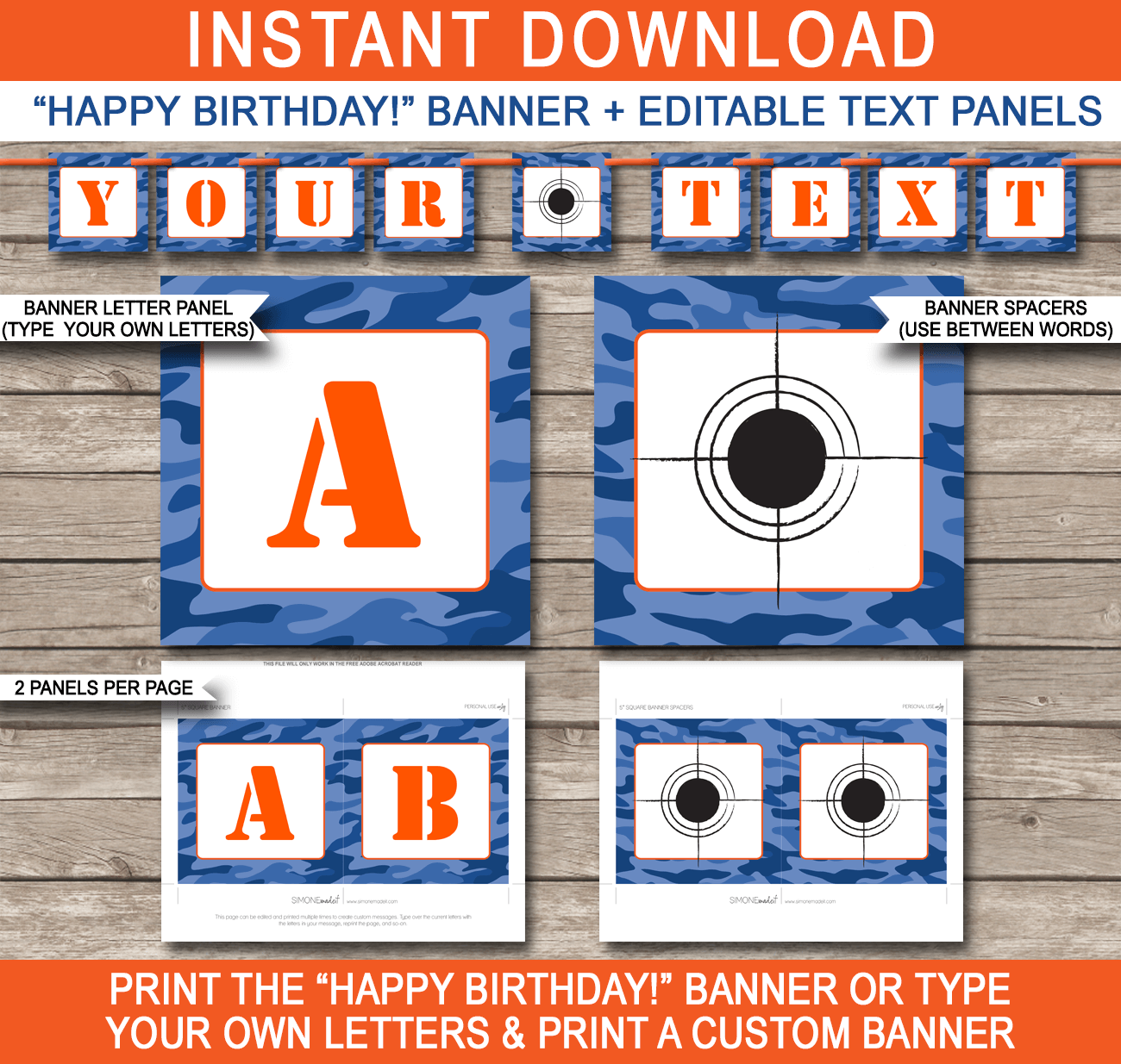 nerf-printables-blue-camo-editable-birthday-party-templates