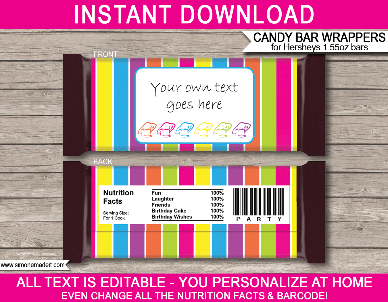 Candy Bar Wrapper Template For Mac - ameasysite Intended For Hershey Labels Template
