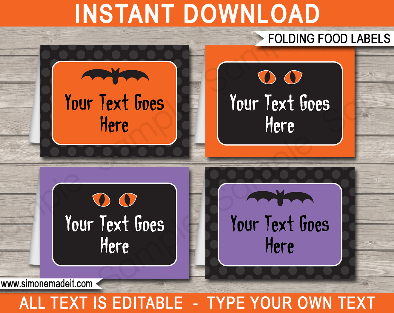 printable-halloween-food-labels-place-cards-halloween-theme-party