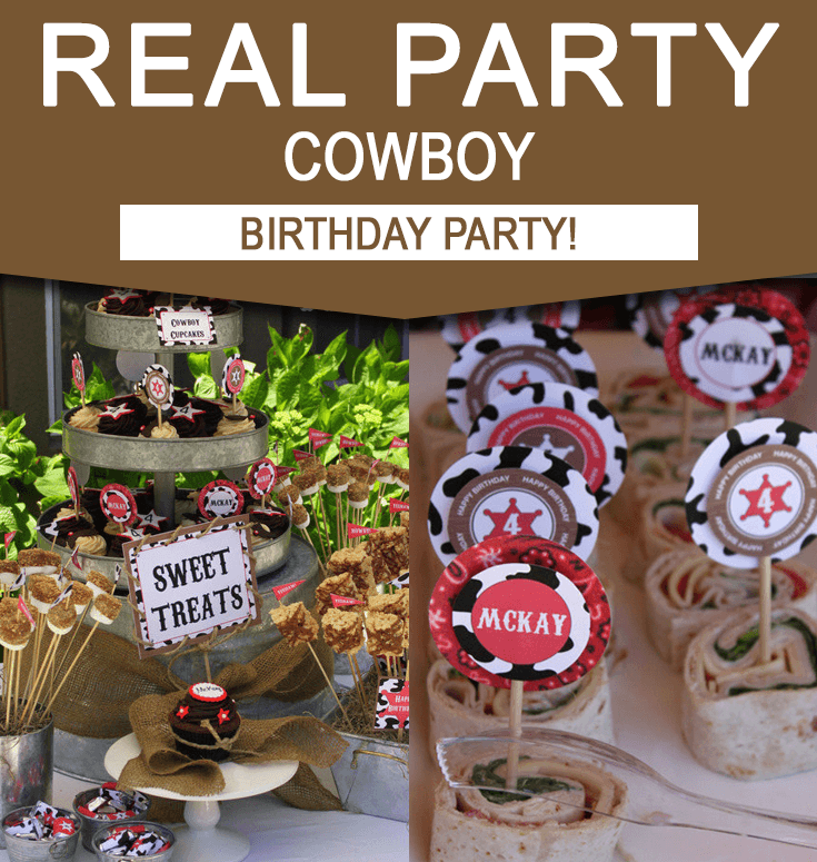 Cowboy Birthday Party Ideas - Real Party