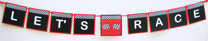 Race Car Birthday Party Printables