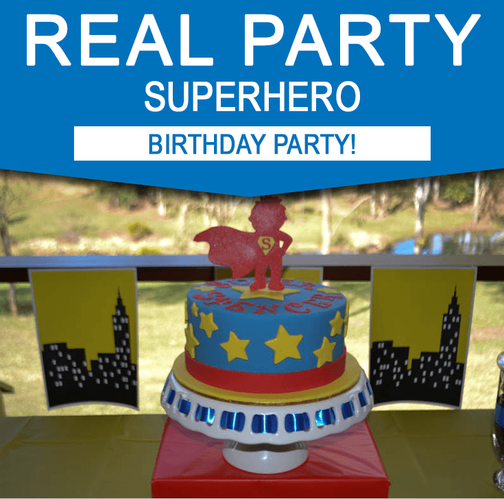 Superhero birthday party party theme ideas
