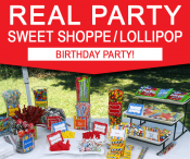 Sweet Shoppe Lollipop Birthday Party Ideas - Real Party