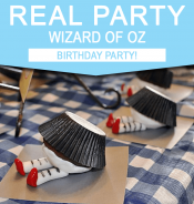 Wizard of Oz Birthday Party Ideas - Real Party