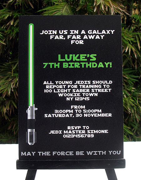 Star Wars party invitations | Birthday Party | Printable Theme Template 