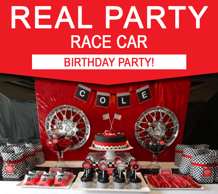  Race  Car  Birthday  Party  Ideas  Printable Party  Decorations 