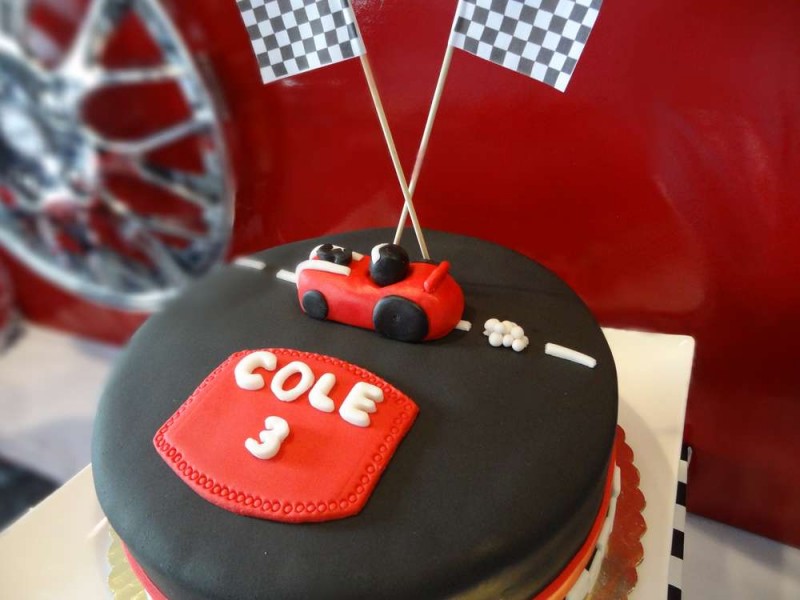 Race Car Birthday Party Cake