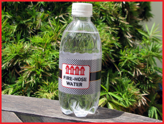 Cheaply waterproof water bottle labels - diy tutorial