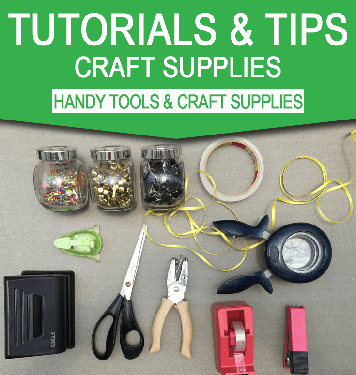 Handy Craft Supplies for editable party printables