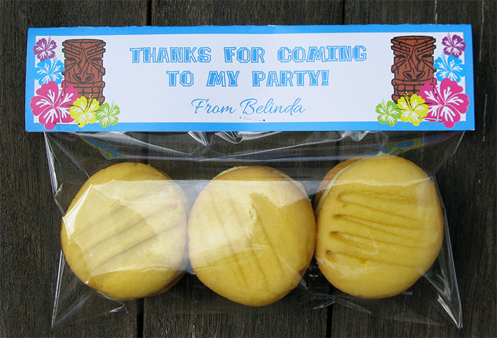 Luau Birthday Party Favors