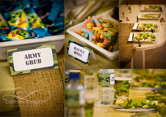 Army Birthday Party Food & Printables