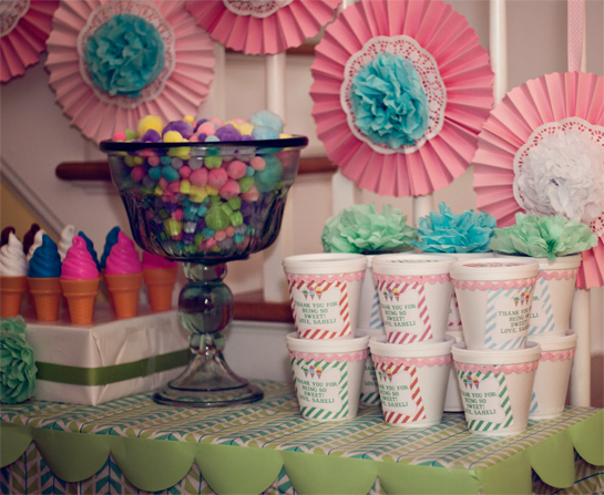 ICE CREAM PARLOR Birthday Party Ideas