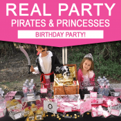 Pirates Princess Birthday Party Theme Ideas - Real Party