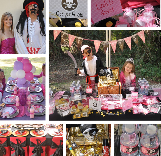 Pirates and Princesses Birthday Party Ideas