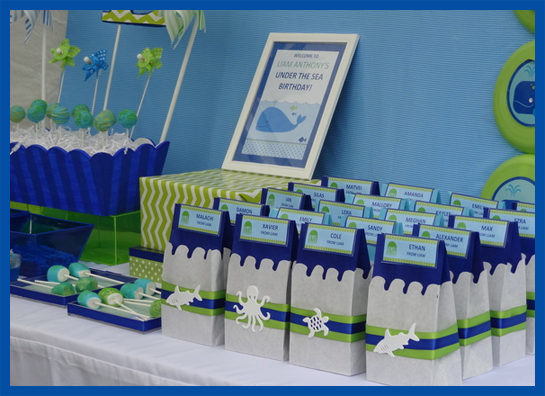 UNDER THE SEA Theme Birthday Party