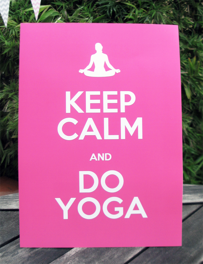 byDaccas. Keep calm and do yoga