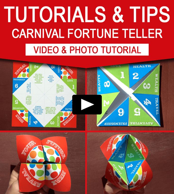 Carnival Party Fortune Teller - Video Tutorial