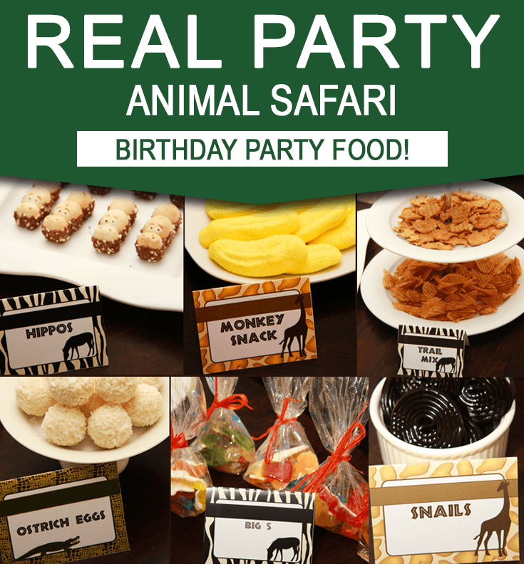 safari party menu