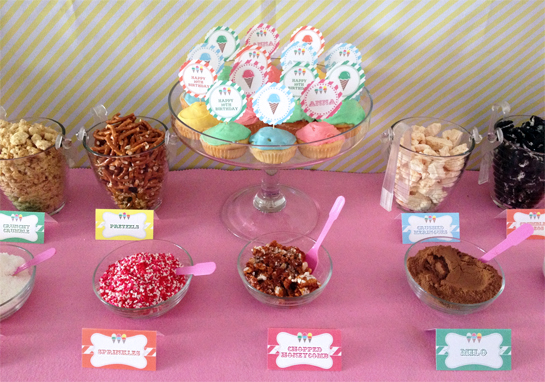Ice Cream birthday party ideas