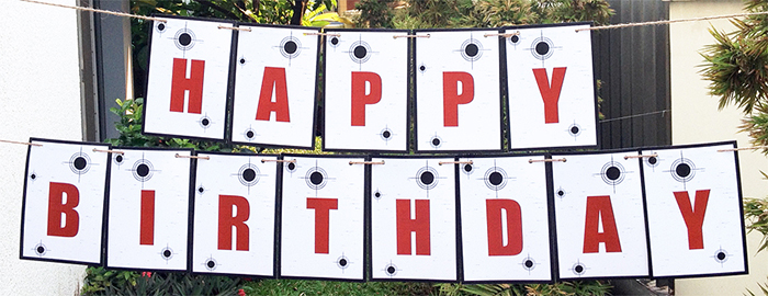 printable laser tag happy birthday banner