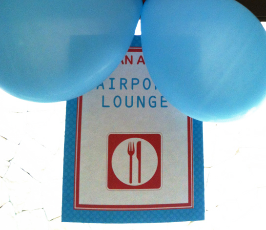 AIRPLANE PARTY Airport Lounge