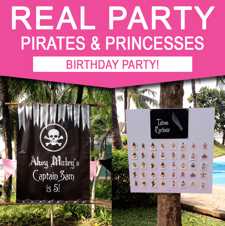Pirates Princess Birthday Party Ideas - Real Party
