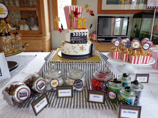 Movie Birthday Party food ideas