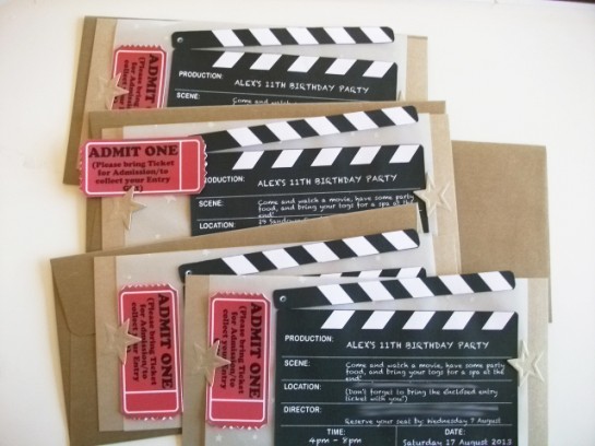Movie Party Invitation