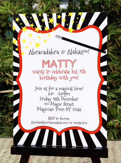 Magic Party Invitation