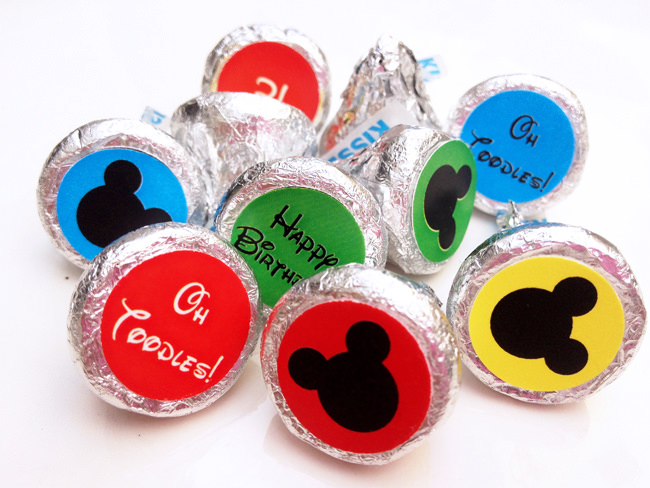 Mickey Mouse Clubhouse Party Hersheys Kisses Dots
