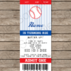 Baseball Ticket Invitation