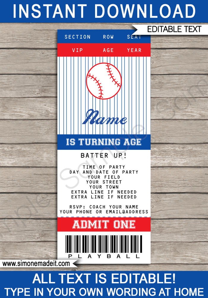 baseball baby shower invitations templates free