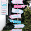 Aqua & Pink Carnival Arrows