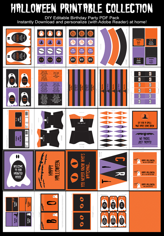 PRINTABLE HALLOWEEN TEMPLATES