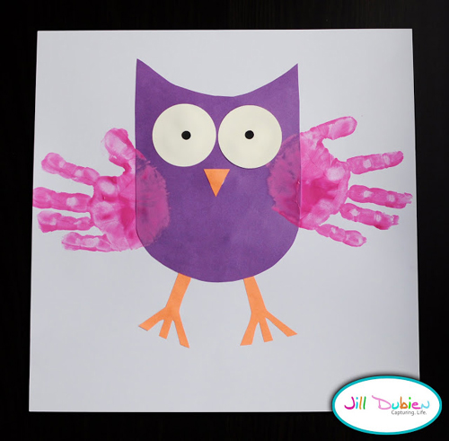 Handprint Owls