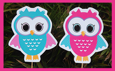 Owl Printable Collection Party Signs