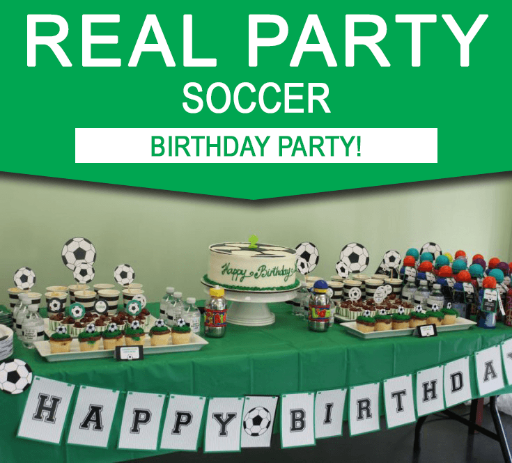 Soccer Birthday Party Ideas - Real Party