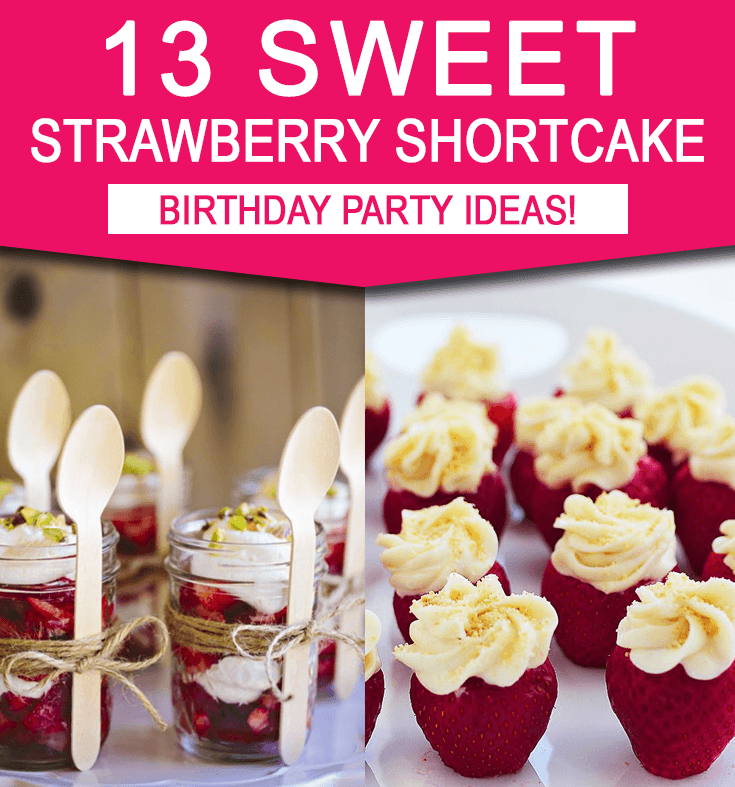 Sweet Strawberry Shortcake Party Ideas | SIMONEmadeit.com
