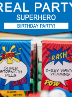 Trace’s 4 Year Old Superhero Birthday Party