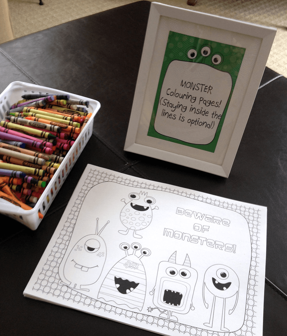 Monster Birthday Party Games & Activities | Coloring in Pages | Ice Breaker Activities