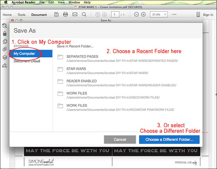 Save editable PDF on Adobe Acrobat Reader DC