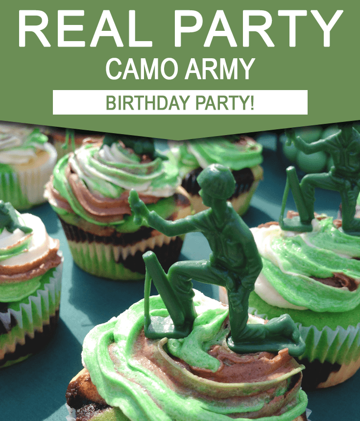 Camo Army Birthday Party Ideas