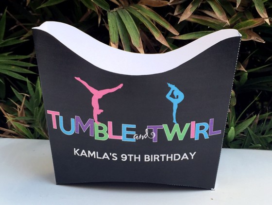 Gymnastics Birthday Party Theme Printables | DIY Templates