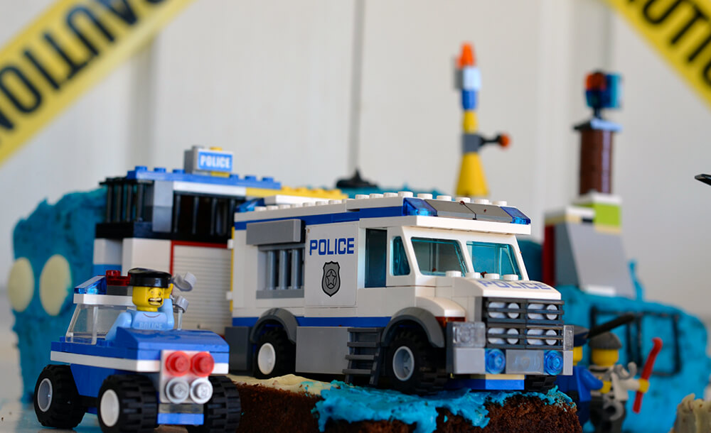 Police Birthday Party Food Ideas - police birthday cake