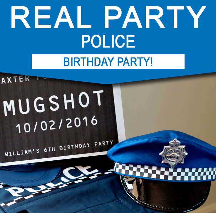 Police Birthday Party Ideas - Real Party