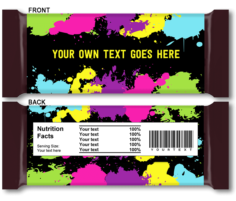 Templates INSTANT DOWNLOAD Party Treats Digital Only Party Favors Party Candy Bars Labels Candy Bar Template