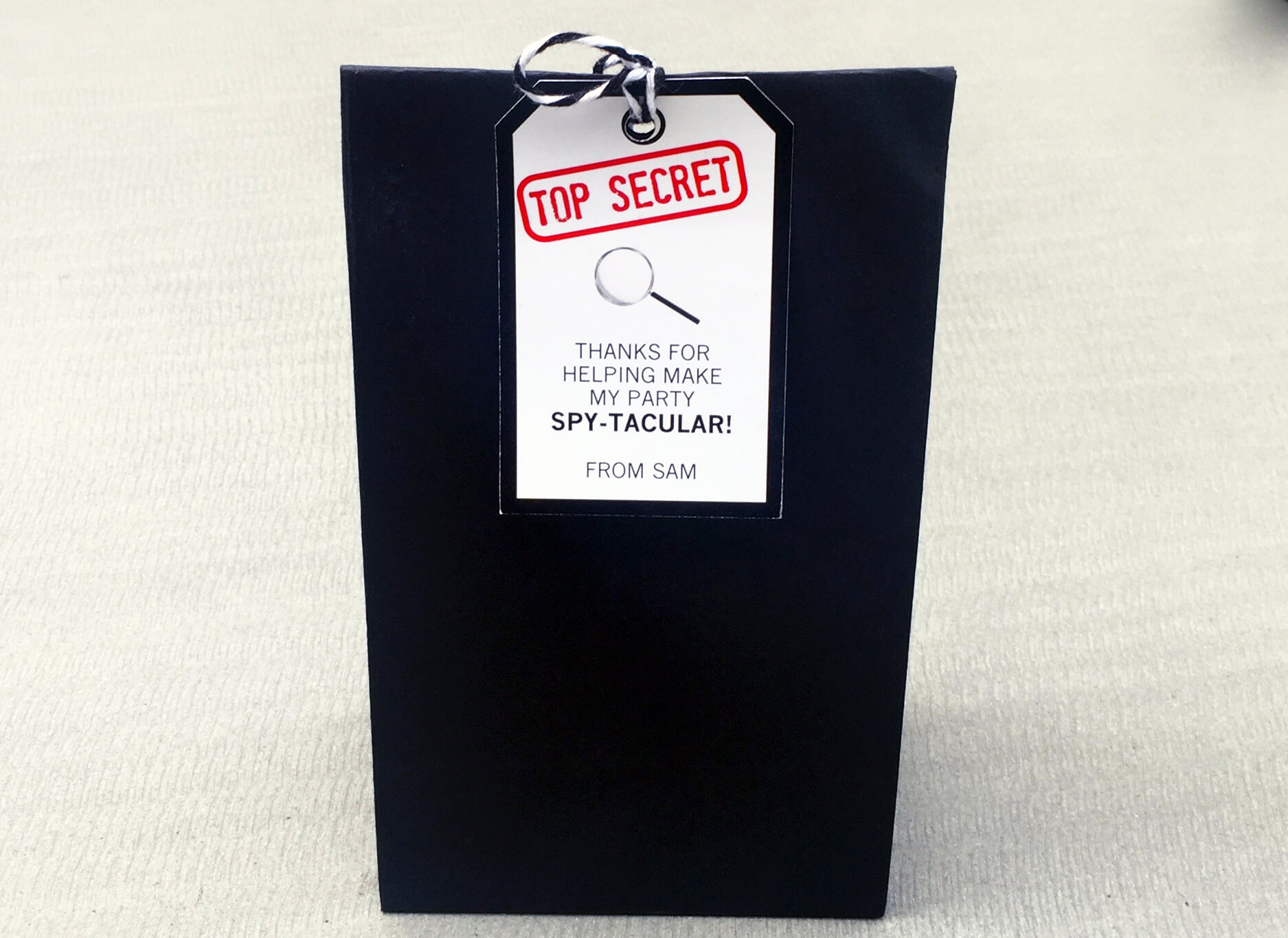 Spy Birthday Party Favors | Secret Agent | Spy Theme