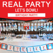 Bowling Birthday Party Ideas & Inspiration - Bella's 8th Bowling Birthday - Let's Bowl